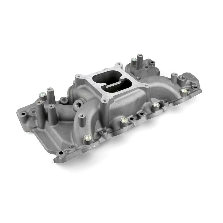 FORD SB 260 289 302W WINDSOR 3V HEADS 302 BOSS QUALIFIER INTAKE MANIFOLD SATIN
