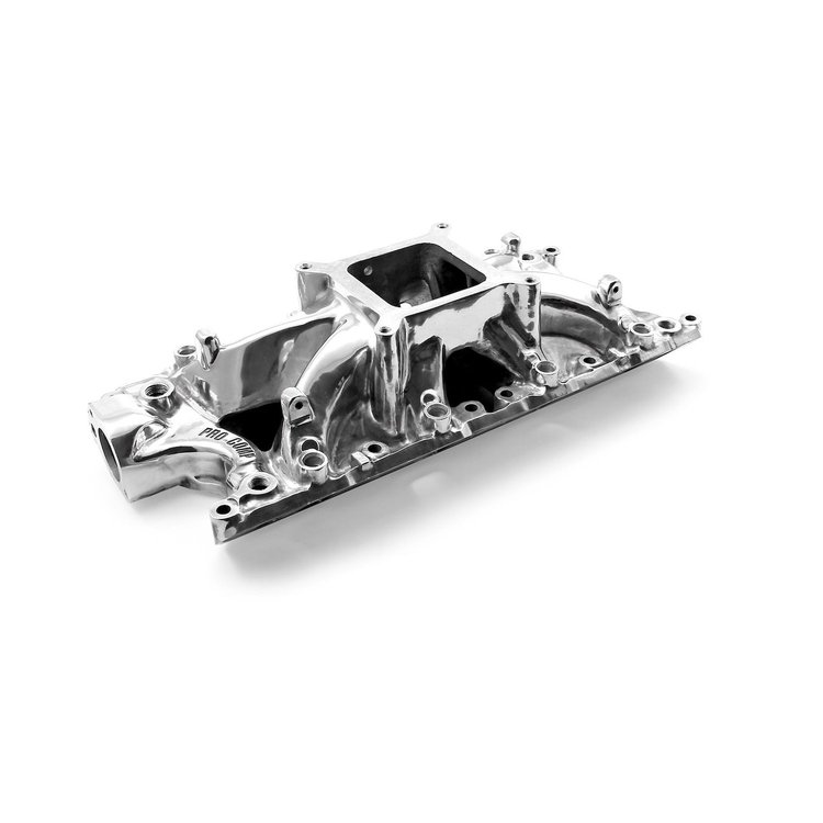 Ford SB 260 289 302W Windsor Injector Ports High Rise Intake Manifold Polished