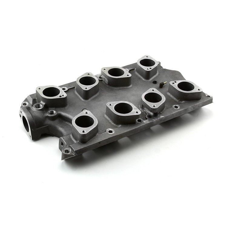 Ford 351W Windsor Down Draft Weber Stack Intake Manifold Satin