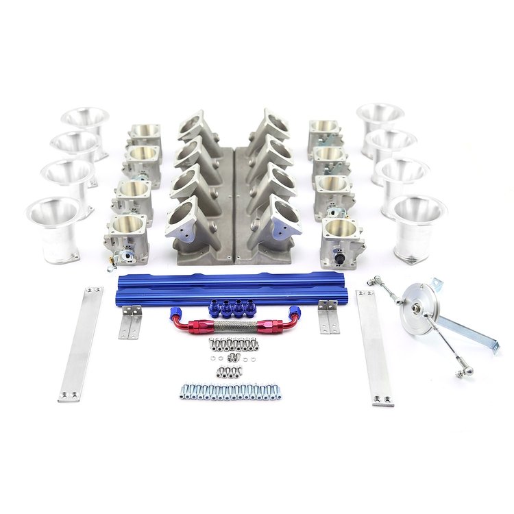 Downdraft EFI Stack Intake Manifold - Chevy LS3 Fuel Injected