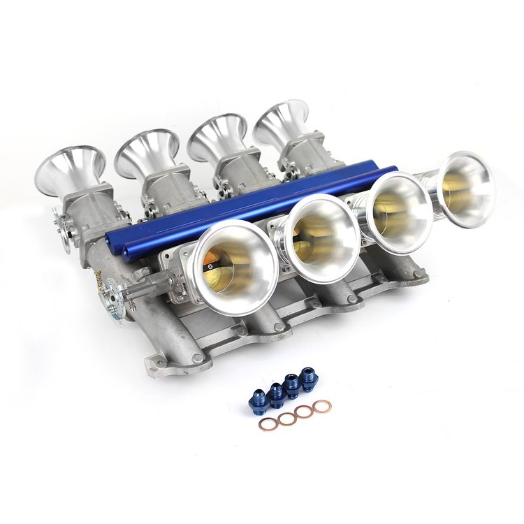 Chevy LS1 Side Draft EFI Stack Intake Manifold System Complete Satin