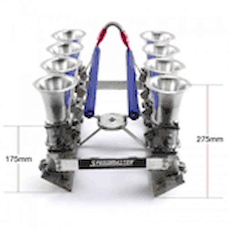 Complete Downdraft EFI Stack Intake Manifold System - Chevy LS1 Fuel Injected