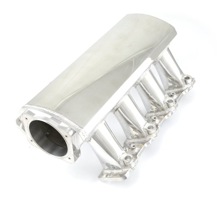 Chevy LS7 Fabricated Aluminum Ram Air EFI Intake Manifold Polished