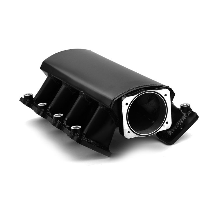PCE148.1103 Chevy GM LS1 LS2 LS6 Fabricated 102mm EFI Ram Air Intake Manifold Black