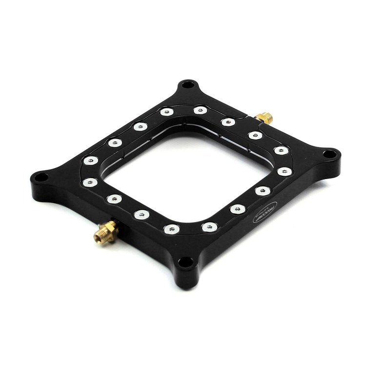 Nitrous Oxide 0.500 Black Billet Square Bore Preimeter Injection Spacer Plate