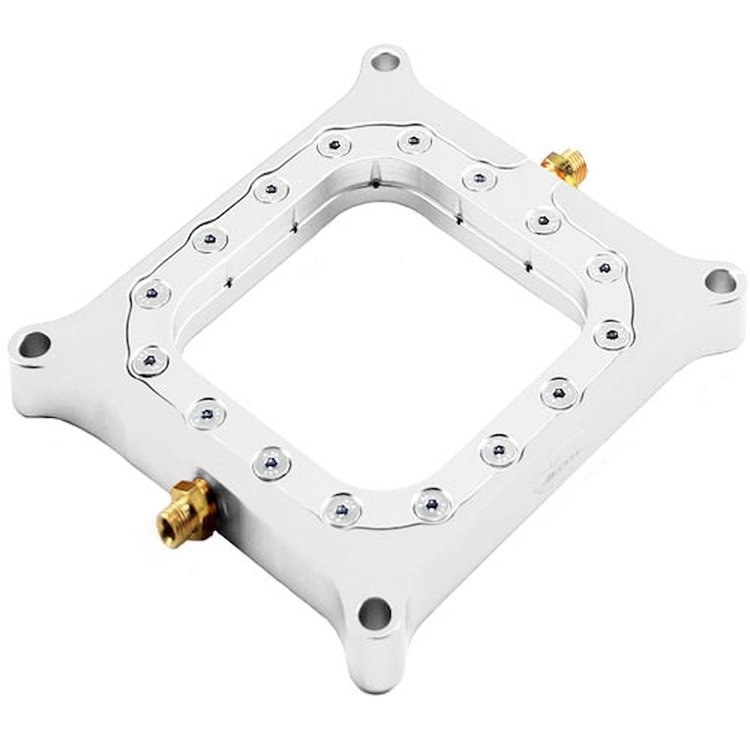 Nitrous Oxide 0.500 Polished Billet Square Bore Preimeter Injection Spacer Plate