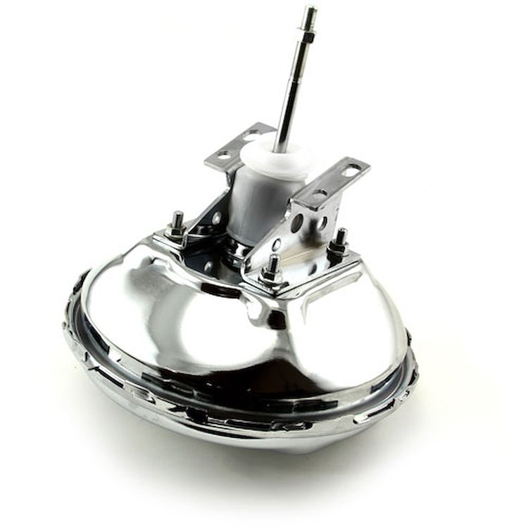 11 Universal Single Diaphragm Brake Booster Chrome