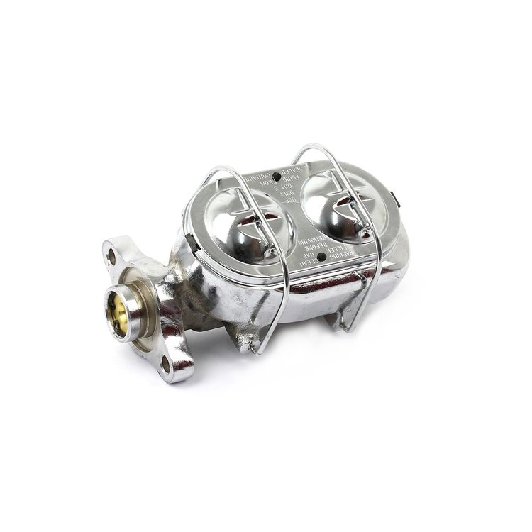 Universal Gm Clip On Top Steel Brake Master Cylinder Chrome