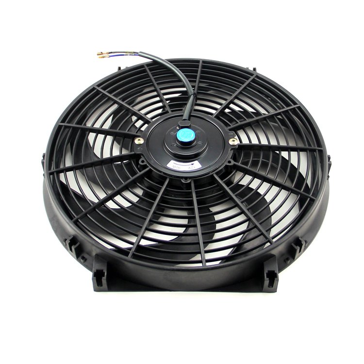 14" S-Blade Electric Fan Height: 14.5"