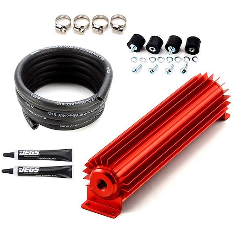 Transmission Oil Cooler Kit Includes: Single Pass Transmission Oil Cooler