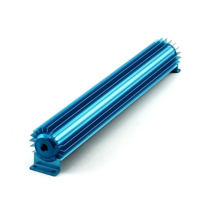 Single Pass Transmission Oil Cooler With 3/8" Hose Barb Fittings Overall: 3" H x 3.25" T x 20" W