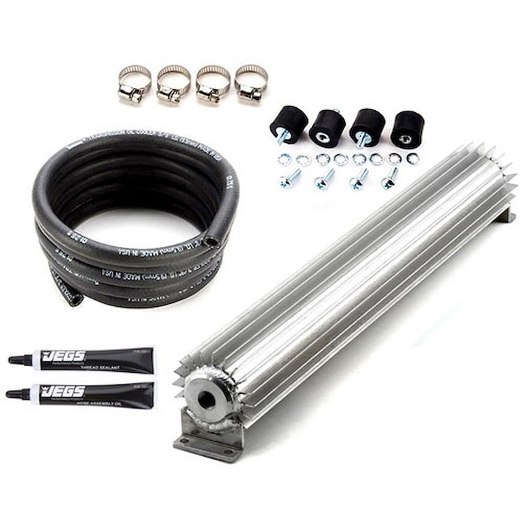 Transmission Oil Cooler Kit Includes: Single Pass Transmission Oil Cooler