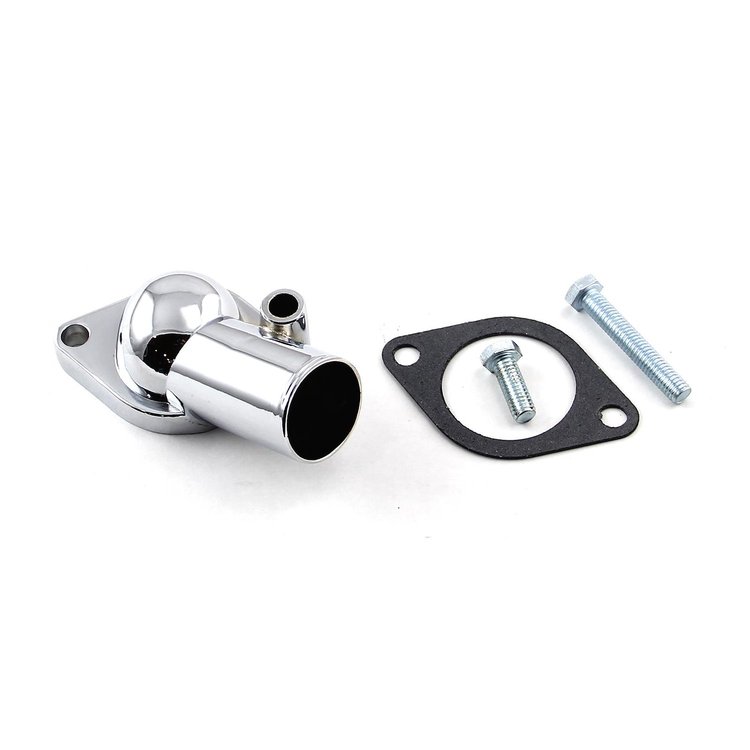 Thermostat Housing Water Neck 1968-1986 Small Block Chevy 350 [Chrome]