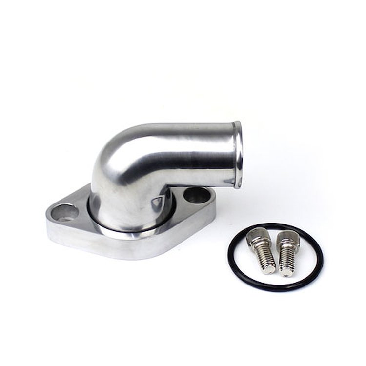 Thermostat Housing Water Neck Small Block Chevy 350 90 Degree Swivel