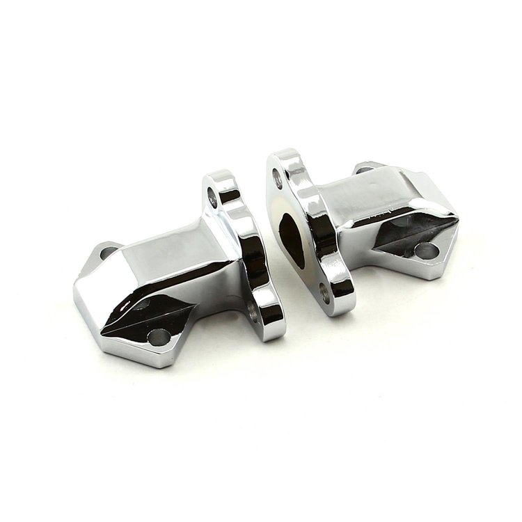 Ford SB 289 302 351 Windsor Eletric Water Pump Legs Chrome 2Pcs