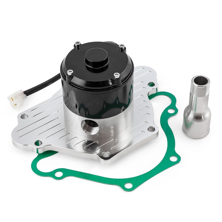 Slimline Electric Water Pump Small Block Mopar 318/340/360 [Polished]
