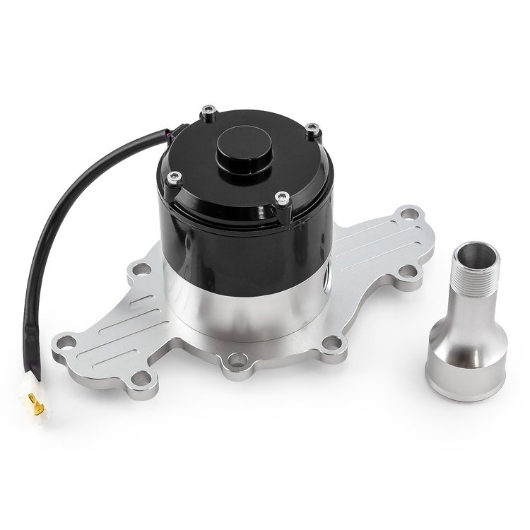 PCE194.1025 Ford SB 289 302 351 Windsor Late 40+ Gpm Slimline Electric Water Pump Polished