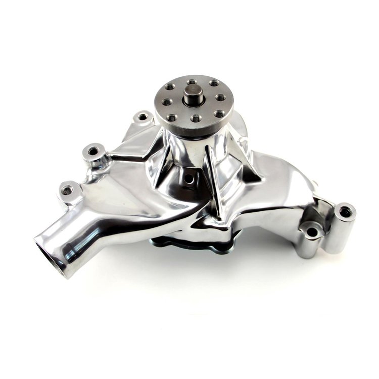 Aluminum Mechanical Water Pump Big Block Chevy 454 [Chrome Finish]