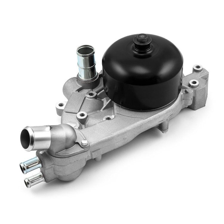 Chevy LS High Volume Aluminum Driver Side Water Pump Satin
