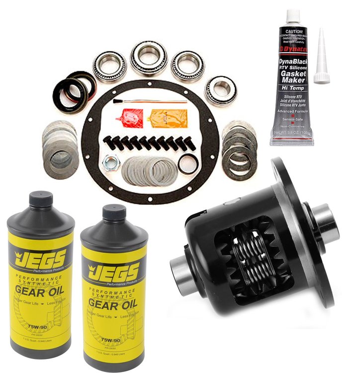 TorqueWorm LSD Limited Slip Differential Kit for GM 8.5 in./8.6 in. 10-Bolt