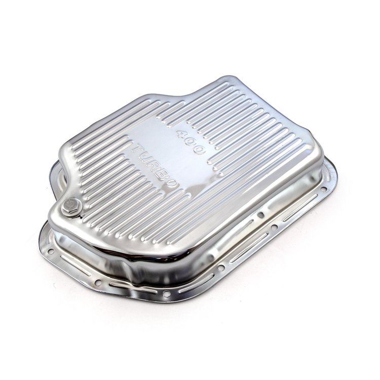 PCE221.1001 Turbo TH400 Deep Transmission Oil Pan Chrome