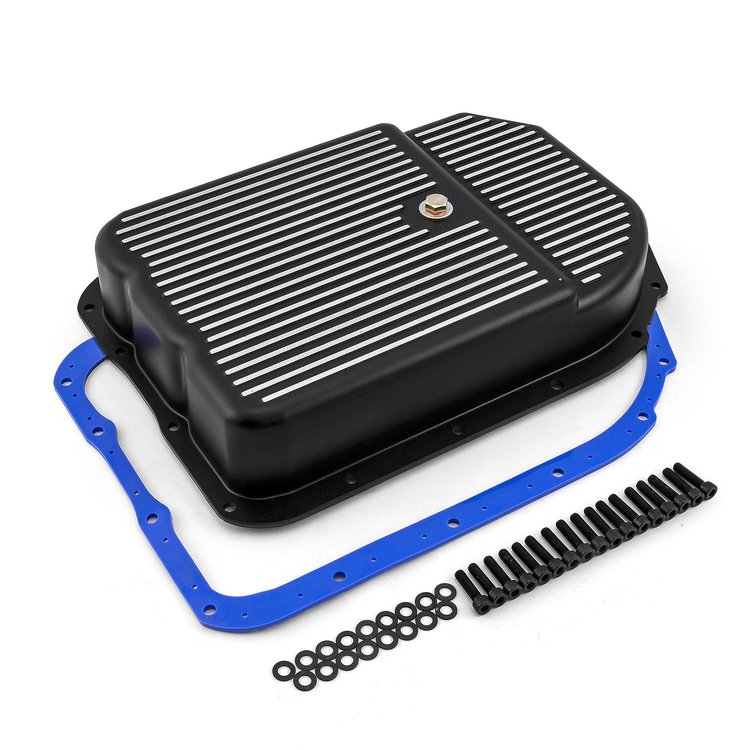 PCE221.1029 Transmission Pan, Deep for GM 4L80E [Black]