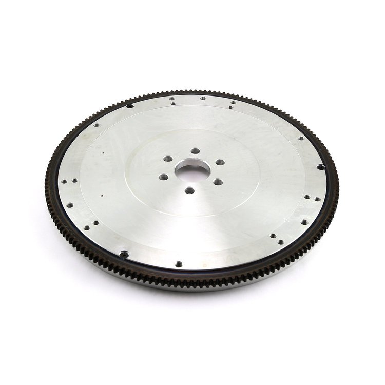CHEVY SBC 350 2PCS RMS 153 TOOTH 10 INTERNAL BAL. BILLET ALUMINUM FLYWHEEL