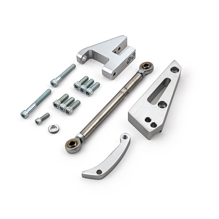 Aluminum Alternator Bracket Kit Small Block Chevy 350 W/Short Water Pump