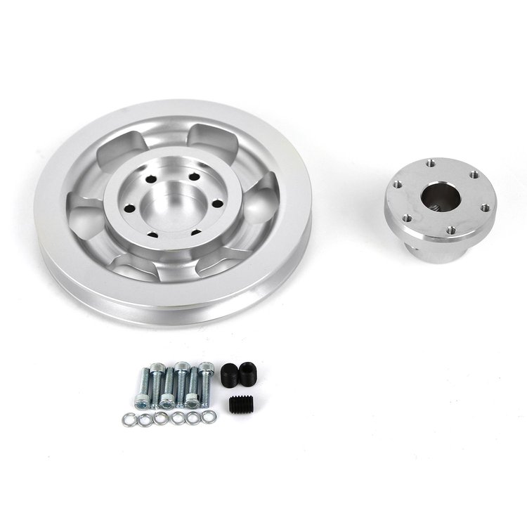 Chevy Gm Aluminum 1V Groove Power Steering Pulley