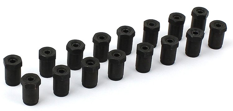 Polylock Rocker Arm Nut Set 3/8 in.-24 in. Thread Diameter