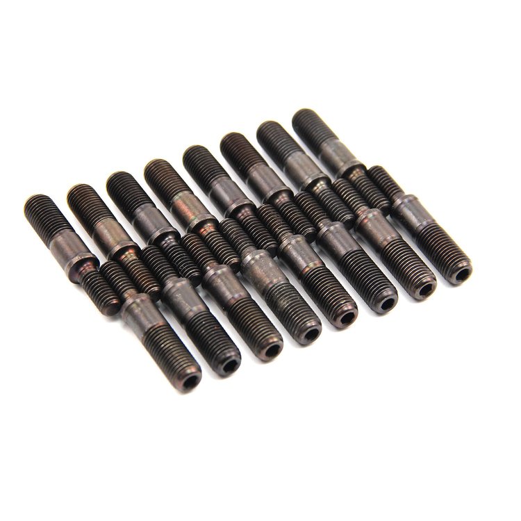 5/16 Base To 7/16 Rocker Stud Set +0.500 Longer Late Ford Head Applications