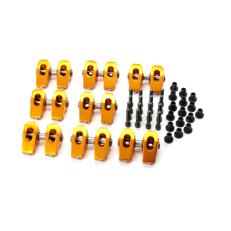 Chevy LS 1.7 Ratio Roller Rocker Arm Set Includes Pedestals and Bolts