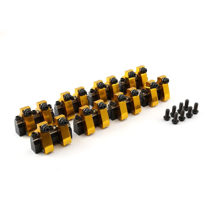 Aluminum Shaft Mount Roller Rockers Set Chevy SB 350