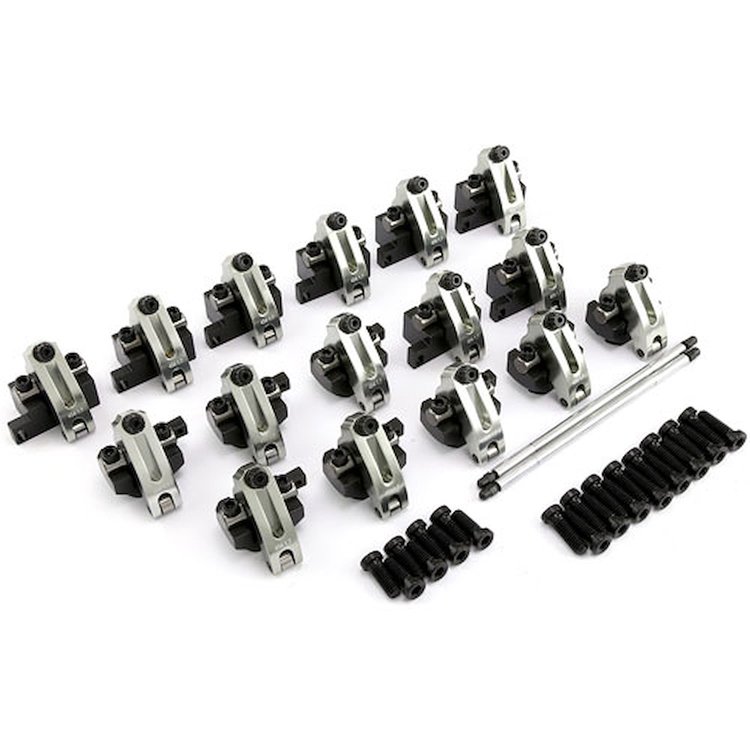 Aluminum Shaft Mount Race Roller Rocker Kit Big Block Chevy 454