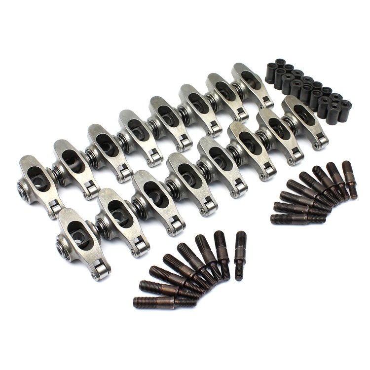 Ford 302C 351C 400M 1.7 Bolt-on Adjustable Stainless Steel Roller Rocker Arm Set