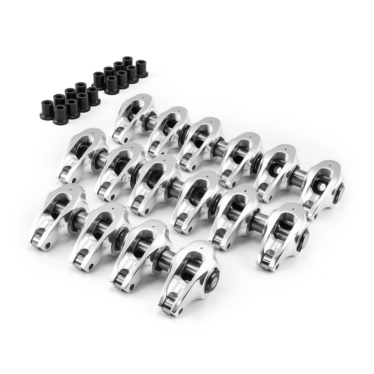 Aluminum Pedestal-Mount Roller Rocker Arm Set Chevy LS1
