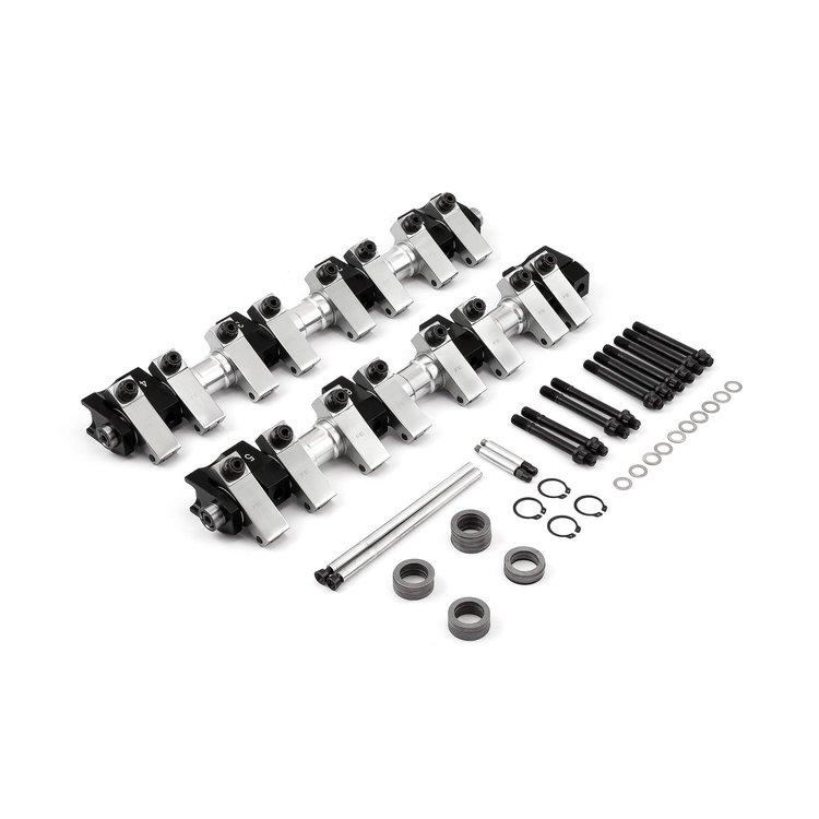 PCE261.1058.02 Ford FE 390 427 428 1.76 Ratio Aluminum Shaft Mount Rocker Arms (With Hardware)