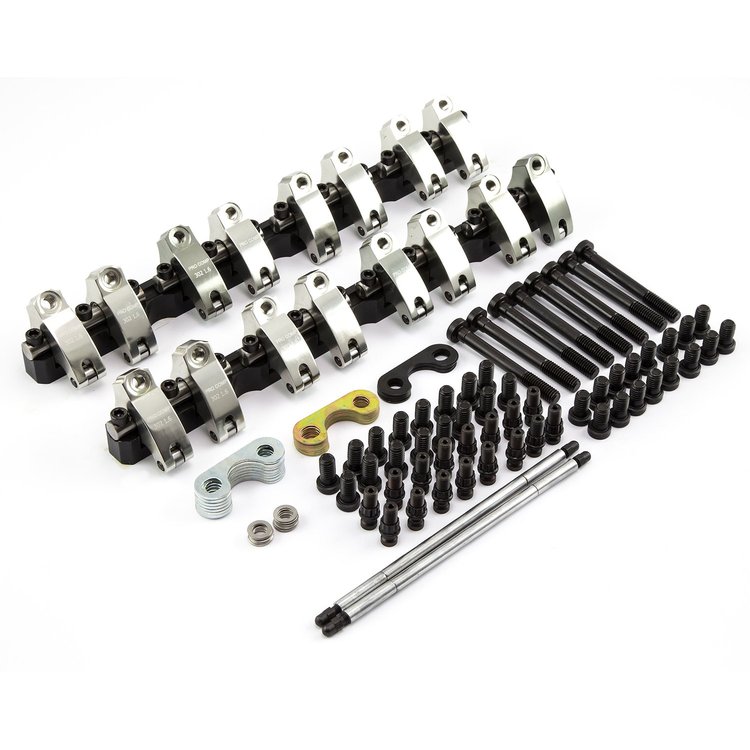 PCE261.1104.01 Ford SB 289 302 351 Windsor Shaft Mount 1.6 Ratio Aluminum Rocker Arms
