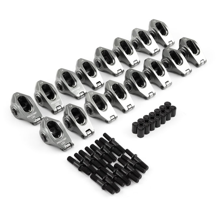 PCE261.1254.03 LS3/L92 Pedestal Mount 1.8 Ratio Aluminum Rocker Arms