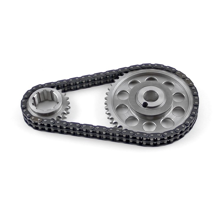 Ford 429 460 Double Roller 9 Keyway Billet Steel Timing Chain Kit Tor/Brg