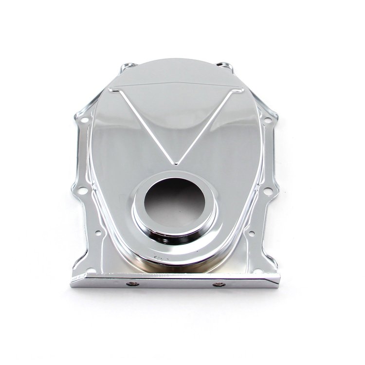 Mopar Chrysler BB 383 440 Steel Plated Timing Chain Cover Chrome