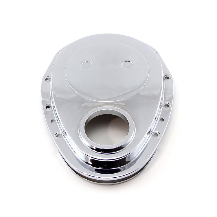 Timing Chain Cover Small Block Chevy 350 [Chrome]
