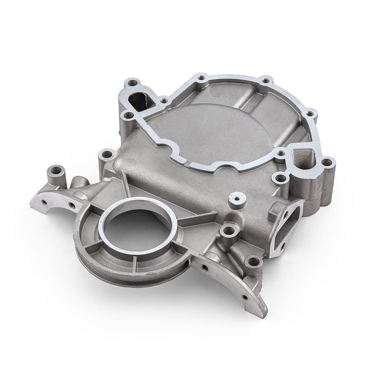 Natural Aluminum 1-Piece Timing Chain Cover 1968-1980 Small Block Ford 289/302/351 Windsor
