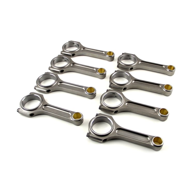 I Beam Race 5.950 2.100 .927 Bronze Bush 4340 Connecting Rods - Chevy SBC 350