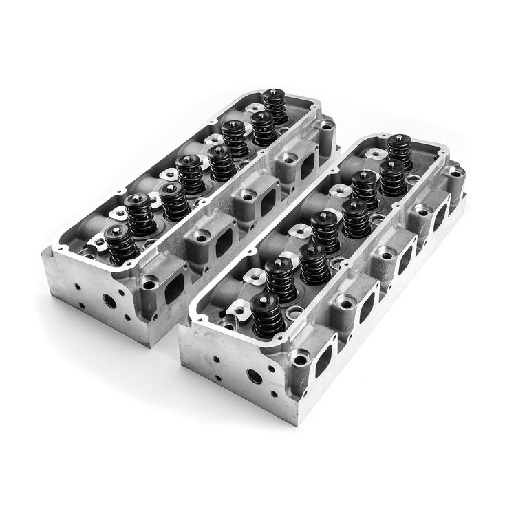 Cast Aluminum Cylinder Head Small Block Ford 351C w/Solid Flat Tappet Cam