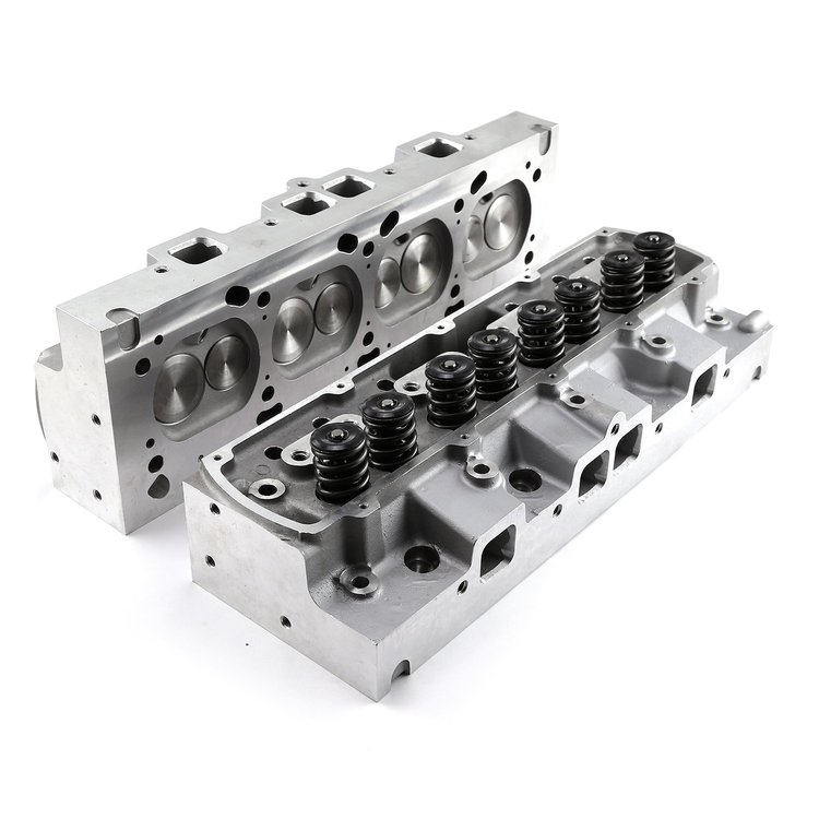 PCE281.2170 Aluminum Cylinder Heads for Oldsmobile 400, 425, 455 ci. Engines w/Hydraulic Roller Cam