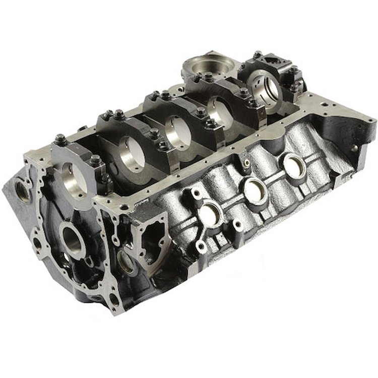 Chevy SB 4000 Bore 350 Mains 9.025 Deck Height Cam Bearings Installed Block