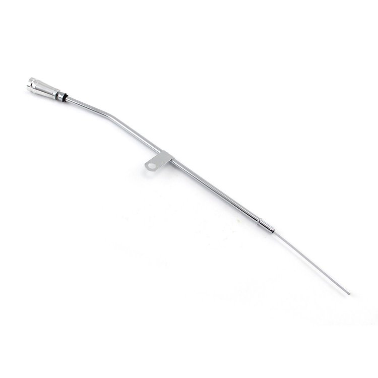 Mopar Chrysler BB 383 440 Billet Handle Engine Dipstick and Chrome Tube To