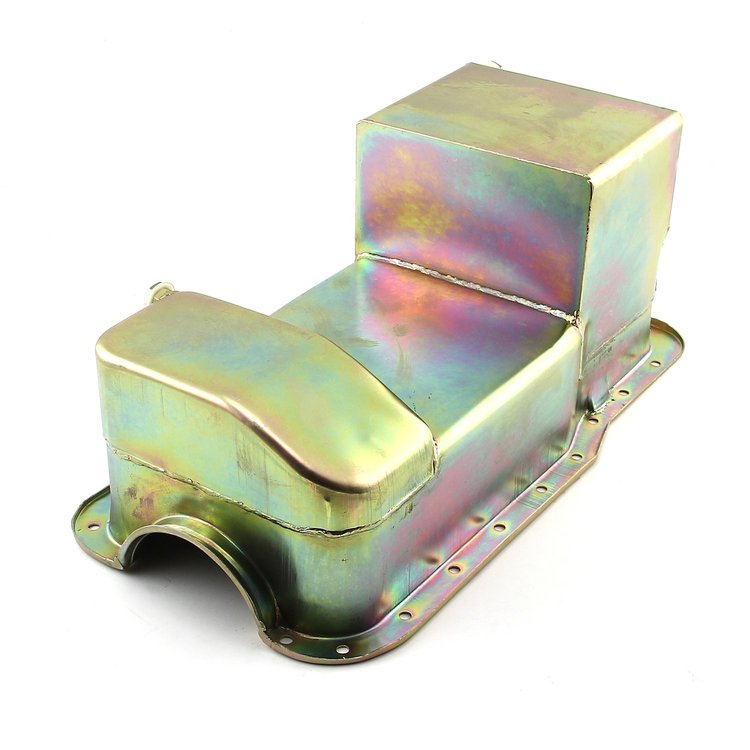 Ford SB 289 302 Windsor Fox Body Fabricated Dual Sump Oil Pan
