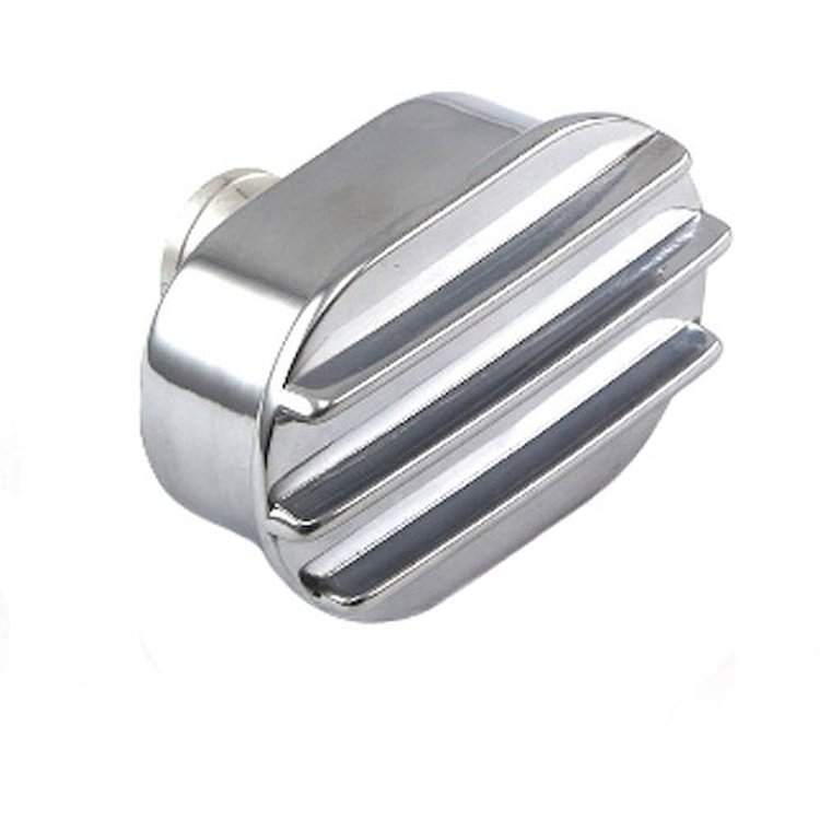 Classic Finned Oval Valve Cover Breather Cap/Grommet (Push In)
